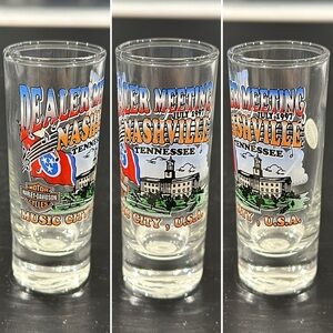 Harley-Davidson Vintage 1997 Dealer Show Shot Glass from Nashville, Tennessee